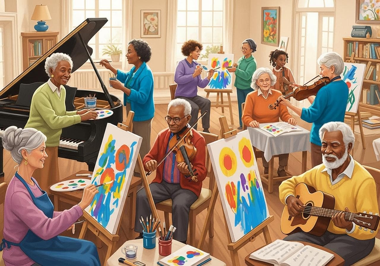 Senior Art And Music