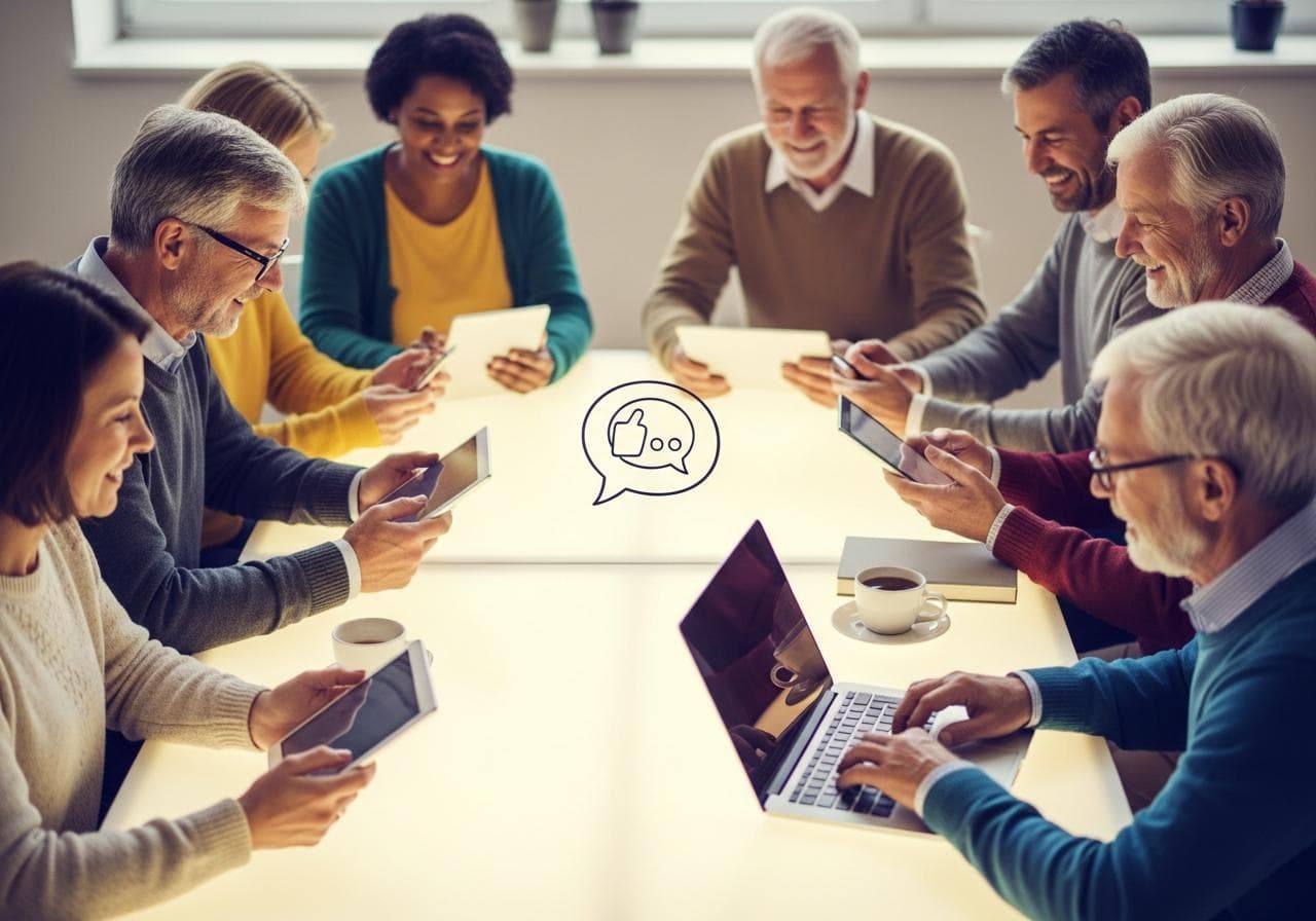 Senior Social Media Engagement